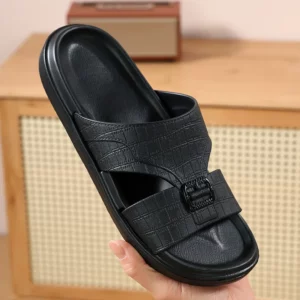 Fashion Men's Slippers 2025 New Leisure Slippers Summer Open Toe Sandals for Men Outdoor Non Slip Beach Slippers Designer Slides - Image 3