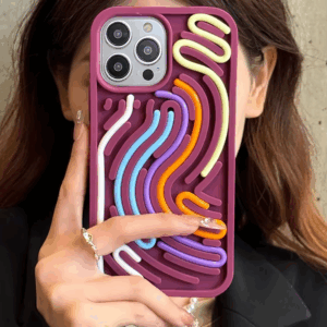 Funny Sensory Activity Board Silicone Decompression Phone Case For iPhone 16 15 14 13 12 11 Pro Max Soft Back Cover - Image 6