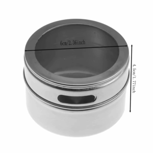 Magnetic Spice Jar Set Stainless Steel Spice Tins Spice Storage Container Pepper Seasoning Sprays Tools with Spice Label - Image 5