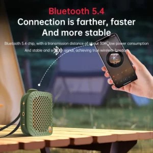 Monster M3 Magnetic Clip-On Mini BT V5.4 Portable Outdoor Jobsite Wearable Wireless Bluetooth Speakers with Bass Altavoz Mic - Image 4