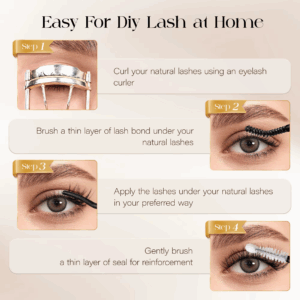 BEFER Glue For Eyelashes 2in1 Lash Bond And Seal Eyelash Glue+Eyelash Remover Waterproof Eyelashes Adhesives Strong Fixed Lash - Image 3