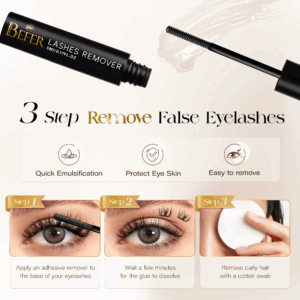 BEFER Glue For Eyelashes 2in1 Lash Bond And Seal Eyelash Glue+Eyelash Remover Waterproof Eyelashes Adhesives Strong Fixed Lash - Image 4