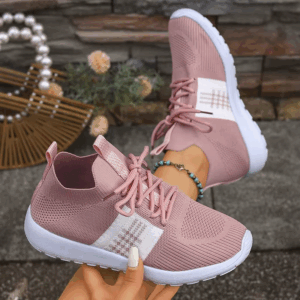 Comfortable Soft Sole Sock Sneakers Women Slip On Breathable Knitted Sneaker Shoes Woman 2025 Plus Size Non Slip Sports Shoes 43 - Image 5
