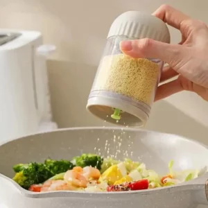 Kitchen Household Sealed Seasoning Box With Lid Press Type Household Precision Quantitative Packaging Bottle Seasoning Salt Jar - Image 3