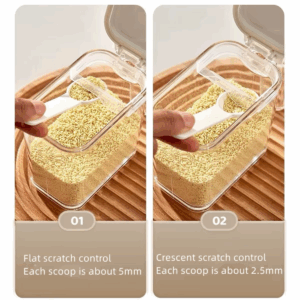 1 Sealed Pop-Top Seasoning Box with Spoon, Household Moisture-Proof Seasoning Bottle, Msg Salt Seasoning Storage Box - Image 7