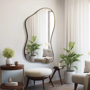 Large Size Full Body Mirror Standing Art Wall Luxury Irregular Frame Accent Unique Mirror Xenomorph Espelhos Trendy Furniture - Image 2