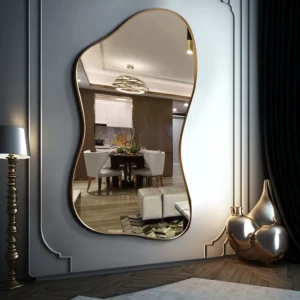 Large Size Full Body Mirror Standing Art Wall Luxury Irregular Frame Accent Unique Mirror Xenomorph Espelhos Trendy Furniture - Image 3
