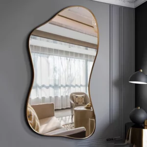 Large Size Full Body Mirror Standing Art Wall Luxury Irregular Frame Accent Unique Mirror Xenomorph Espelhos Trendy Furniture - Image 5