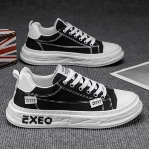 Thick Bottom Comfortable Breathable Anti Slip Sneakers Male Fashion Canvas Mesh Outsole Man Footwear Summer New Men Casual Shoes - Image 5