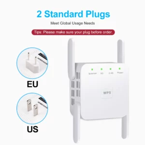 5G WiFi Repeater Wifi Amplifier Signal Wifi Extender Network Wi fi Booster 1200Mbps 5 Ghz Long Range Wireless Wi-fi Repeater - Image 6