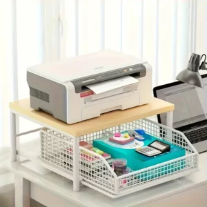 Modern Kitchen Microwave Shelf Organizer- Space-Saving Countertop Storage Rack for Appliances Storage Rack for Stylish Design - Image 4