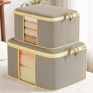 Closet Dustproof Organizer Visible Storage Bag Foldable Storage Box Quilt Container Moisture-proof Clothes Moving Bag - Image 4