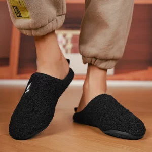 ELUVA 2025 Mens Slippers Winter Warm and Lightweight Non-Slip Indoor Outdoor House Shoes Comfortable Soft Sole Slippers for Men - Image 1