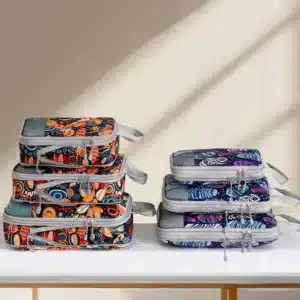 4pcs Compression Storage Bag Large Capacity Foldable Packing Cubes Washable Expandable Luggage Storage Bags Set - Image 5