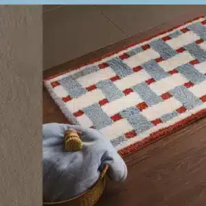 Vintage Bath Mat Non Slip Absorbent Faux Wool Door Mat Easy Clean Washable Shaggy Bathroom Carpet Dirt Resistant for Home - Image 6