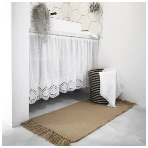 Jute Rug Area Rugs Macrame Table Runner Tables Cloth Decoration Carpet with Tassels Badroom Floor Mats Nordic Chic Room Decor - Image 2