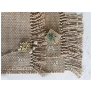 Jute Rug Area Rugs Macrame Table Runner Tables Cloth Decoration Carpet with Tassels Badroom Floor Mats Nordic Chic Room Decor - Image 5