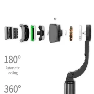 FGCLSY Bluetooth Handheld Gimbal Stabilizer Mobile Phone Selfie Stick Aluminum Alloy Adjustable Tripod for Smartphone Live - Image 5