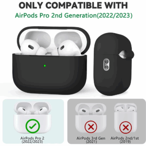 AirPods Pro Case Cover with Cleaner Kit,Soft Silicone Protective Case for Apple AirPod Pro 2nd/1st Generation Case for Women Men - Image 6