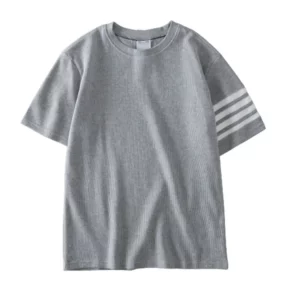 Summer Short Sleeve T-shirt Men's Loose Top Casual Men's Clothing Pure Shirt Trendy Brand - Image 4