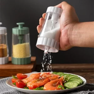 Jars For Spices Salt And Pepper Transparent Seasoning Jar Spice Plastic Barbecue Condiment Kitchen Seasoning Bottle Container - Image 2