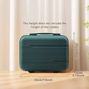 New 13-inch Travel Suitcase Small Carry Make-up Box Luggage Women Girl Mini Storage Handbag Lightweight Travel Case Boarding Bag - Image 2