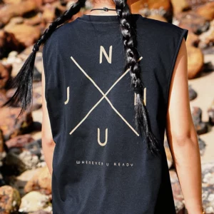Nu-June Running Vest Unisex Undershirt Printed Training Fitness Tank Top Breathable Sweat Wicking Sleeveless Gym Vest Beach Top - Image 3