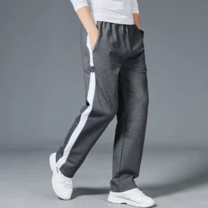 Men Loose Sport Running Stripe Sweatpants Fitness Training Pants Mens Straight Trousers Tracksuit Jogging Sportswear Goggers - Image 3