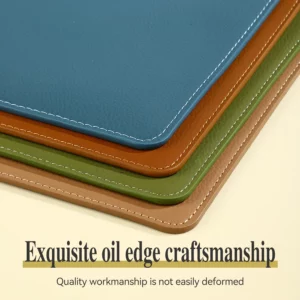 Leather Business A4 File Folder Zipper Document Bag Contract File Organizer Briefcase Portfolio,Bag For Contract/Invoice Storage - Image 6