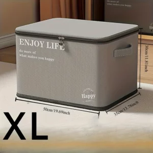 Clothes storage box, home fabric, large capacity, oversized wardrobe, clothes, blankets, layered sorting box, storage artifact - Image 2