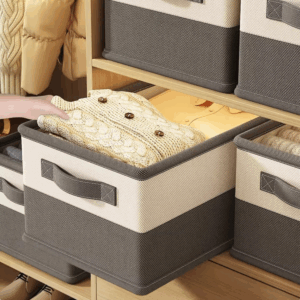 Home Storage Box for Bedding And Clothing Home Organizer with Compartments Under-Bed Storage Space Saving Clothes Organizer - Image 2