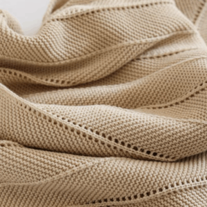 Brown Ivory Knitted Blanket Cotton Bedspread Cobertor Retro Simple Yellow Throw Sofa Bedding Home Decorations 130x180 - Image 5