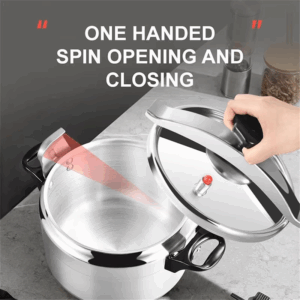 Aluminum 3L/4L/5L/7L Capacity Pressure Cooker Only for Gas Safe Explosion Proof Pressure Canner with Easy Lock Lid - Image 6