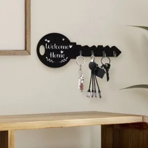 1-3 PCS Creative Bohemian Style Decoration Hanging Frame Living Room Door Creative American Retro Porch Wooden Key Hook - Image 3
