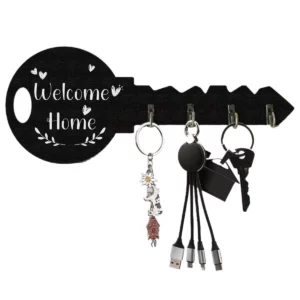 1-3 PCS Creative Bohemian Style Decoration Hanging Frame Living Room Door Creative American Retro Porch Wooden Key Hook - Image 5
