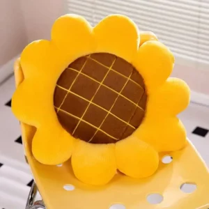 35-40cm Beautiful Sunflower Plush Pillow Toy Soft Cartoon Plant Stuffed Flower Chair Cushion Sofa Kids Lovers Girl Birthday Gift - Image 5