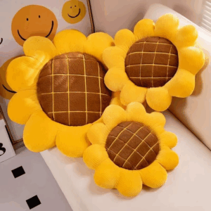 35-40cm Beautiful Sunflower Plush Pillow Toy Soft Cartoon Plant Stuffed Flower Chair Cushion Sofa Kids Lovers Girl Birthday Gift - Image 7