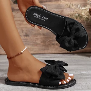Women Slippers New Fashion Wedding Slippers Luxury Women 2024 New Peep Toe Bedroom Home Sandals Slides Women Zapatos De Mujer - Image 4