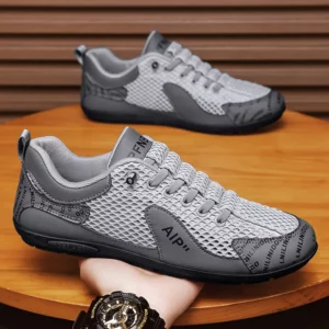 Men's Mesh Breathable Casual Shoes 2025 New Summer, Lightweight Soft Sole Vulcanized Shoes,Men's Running Shoes，fashion Sneakers - Image 2