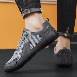 Men's Mesh Breathable Casual Shoes 2025 New Summer, Lightweight Soft Sole Vulcanized Shoes,Men's Running Shoes，fashion Sneakers - Image 4
