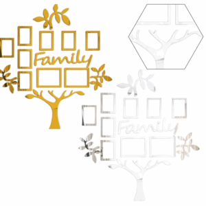 3D Family Tree Frame Collage Pictures Collage Photo Wall Acrylic Self-adhesive Tree Collage For Living Room DIY Art Home Decor - Image 3