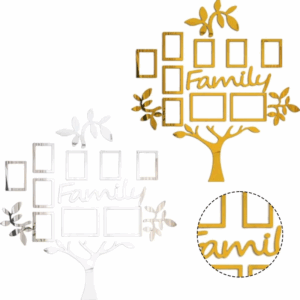 3D Family Tree Frame Collage Pictures Collage Photo Wall Acrylic Self-adhesive Tree Collage For Living Room DIY Art Home Decor - Image 4