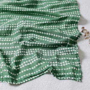 HappyFlute One Piece 120*110CM Muslin Cotton Fiber Muslin Baby Swaddles Soft Newborn Wrap Multifunction Infant Blankets - Image 3