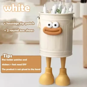 Bizarre pen holder, large capacity office desktop storage box, student girl, child, boy, light luxury, high appearance ornament - Image 4