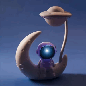 Creative Led Astronaut Night light Bedside Deco Table Reading Lamp For Bedroom children's Study Rechargeable Night Lamps - Image 2