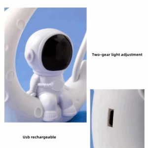 Creative Led Astronaut Night light Bedside Deco Table Reading Lamp For Bedroom children's Study Rechargeable Night Lamps - Image 3