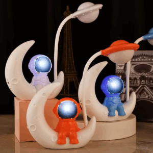 Creative Led Astronaut Night light Bedside Deco Table Reading Lamp For Bedroom children's Study Rechargeable Night Lamps - Image 4