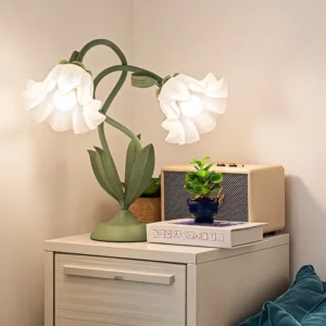 2025 pastoral creative adjustable desk lamp home study warm bedroom bedside desk lamp decorative atmosphere lamp - Image 2