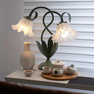 2025 pastoral creative adjustable desk lamp home study warm bedroom bedside desk lamp decorative atmosphere lamp - Image 3