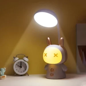 Portable Cute Desk Lamp Usb Rechargeable Dimmable Study Table Lamp Bedside Led Night Light for Reading Work Kids Birthday Gift - Image 2